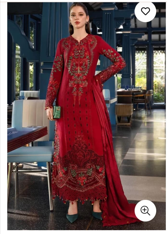 Luxury chiffon collection inspired by Maria B(LC01) 