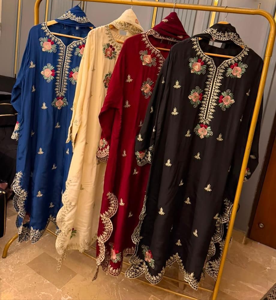 Luxury sheesha silk kaftaan(LS01) 