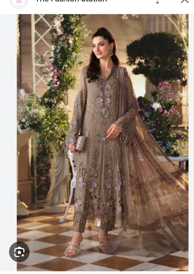 Luxury chiffon collection inspired by Maria B (S05) 