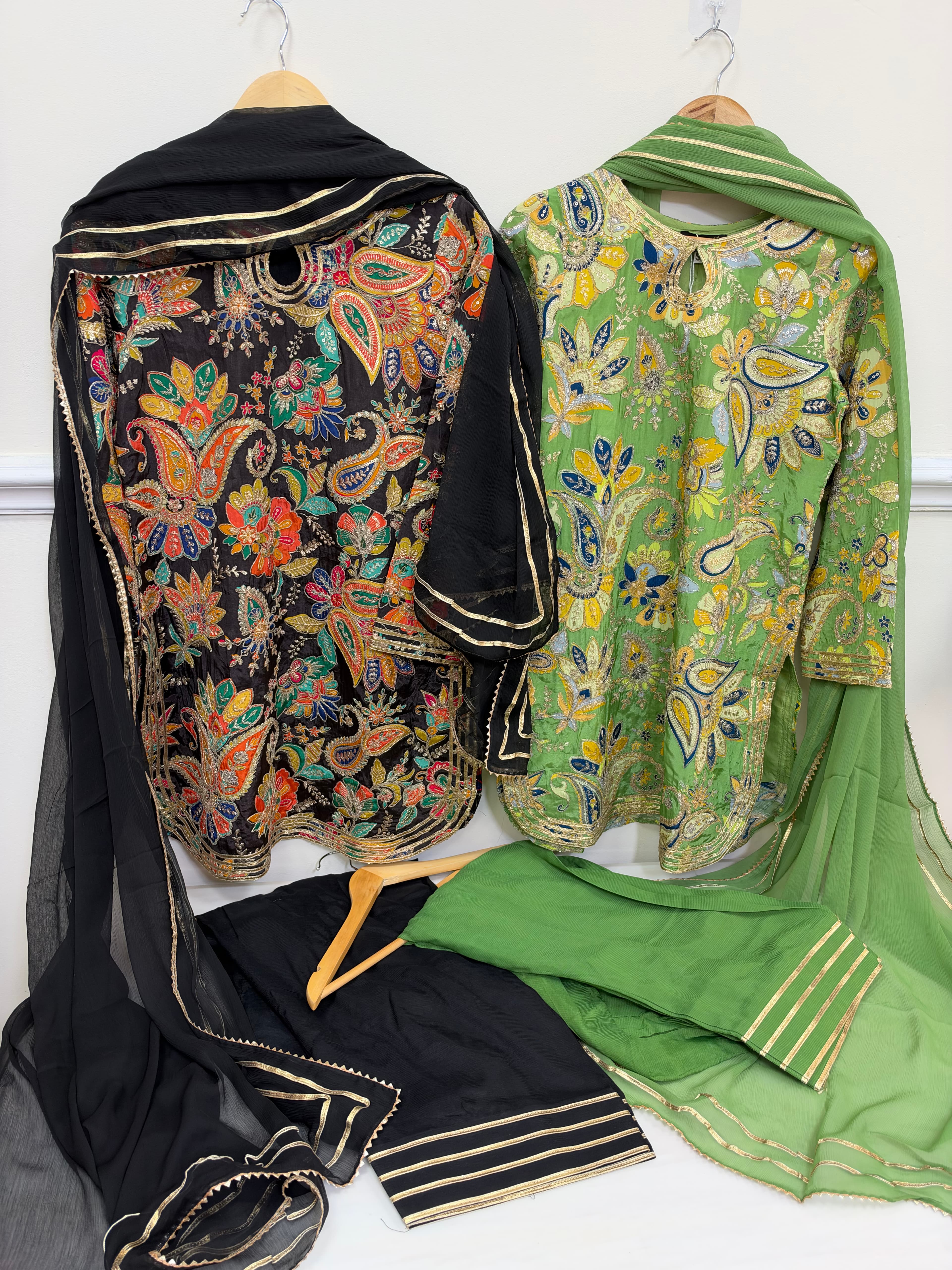 3 piece Armani silk inspired by Maria B