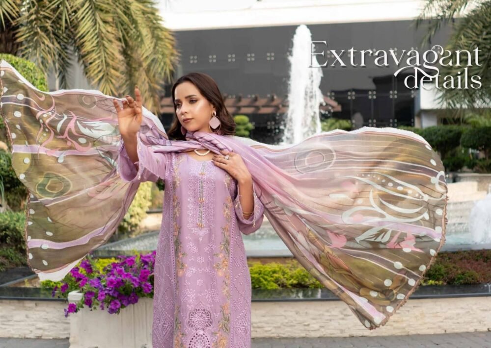 Summer vibes Lawn by Muniras (SC02) - Image 4