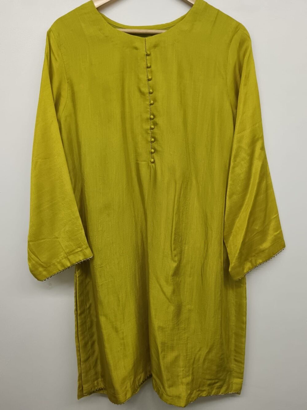 Trending shirt with Farshi shalwar stitched by chicaas (PW24) - Image 2