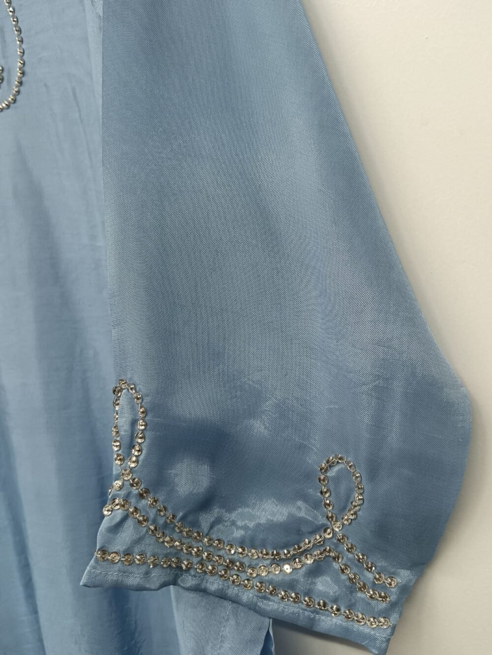 Trending Shirt with Farshi shalwar stitched by chicaas (pw19) - Image 5