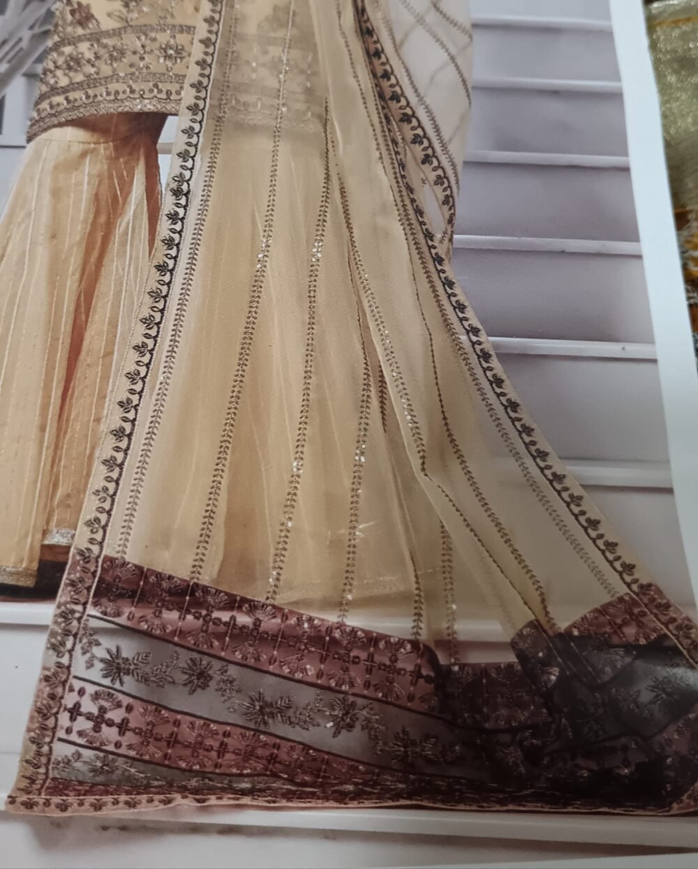 New party  wear Gharara set by Motis fashion stitched by chicaas(PW14) - Image 3