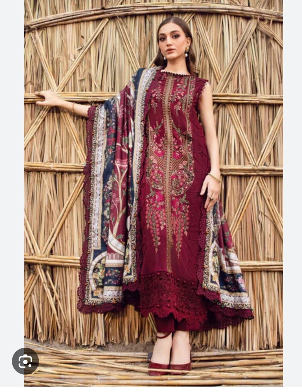 Maria B Mprint winter collection(WC46) - Image 3